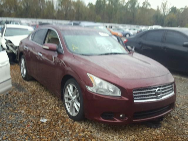 1N4AA5AP9BC834589 - 2011 NISSAN MAXIMA S MAROON photo 1