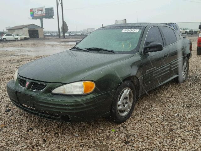 1G2NE52T6YM738230 - 2000 PONTIAC GRAND AM S GREEN photo 2