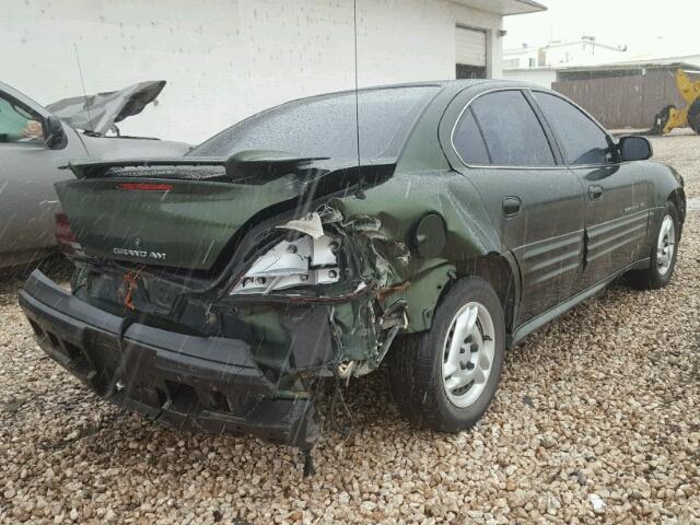 1G2NE52T6YM738230 - 2000 PONTIAC GRAND AM S GREEN photo 4