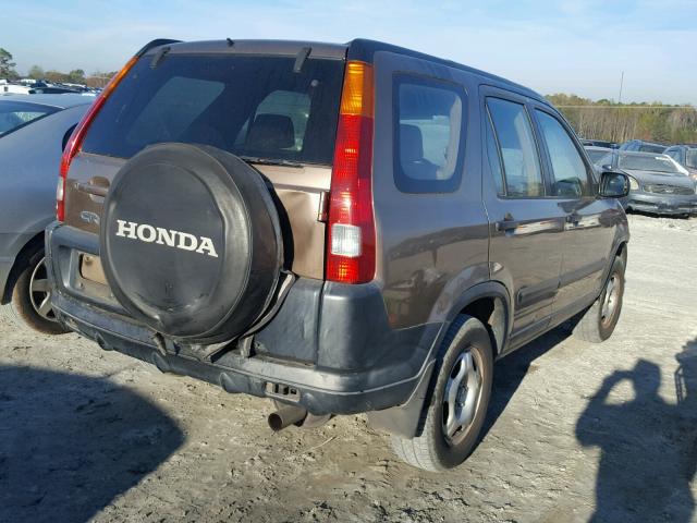 JHLRD78422C038541 - 2002 HONDA CR-V LX GOLD photo 4