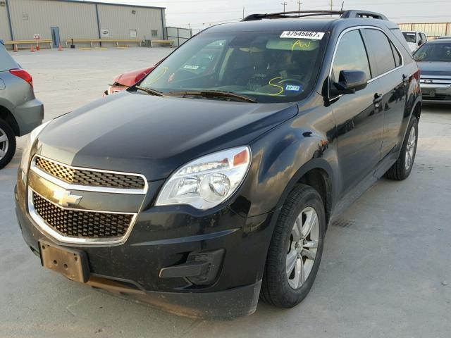 2GNALBEK7E6141350 - 2014 CHEVROLET EQUINOX LT BLACK photo 2