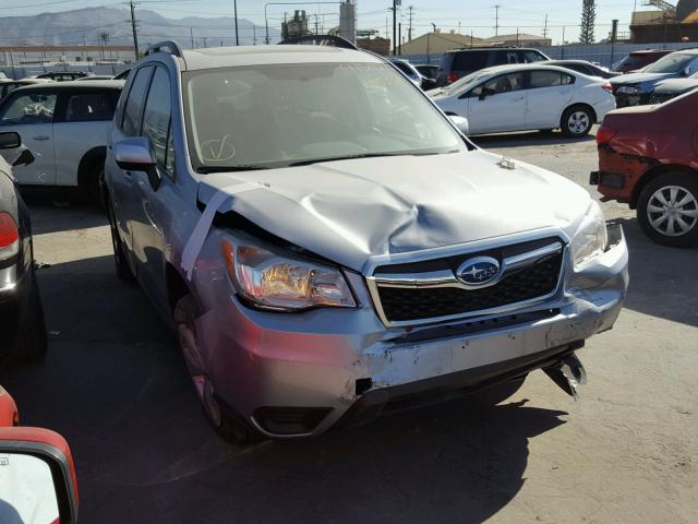 JF2SJADCXGH410317 - 2016 SUBARU FORESTER 2 SILVER photo 1