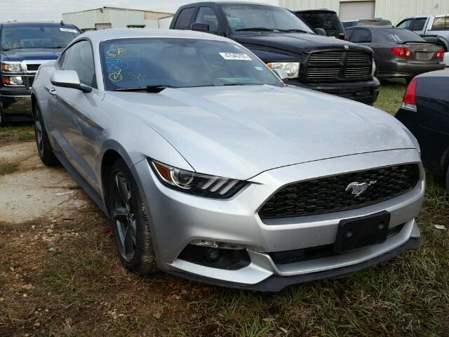 1FA6P8AM7G5225489 - 2016 FORD MUSTANG SILVER photo 1