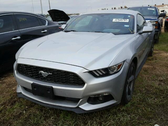 1FA6P8AM7G5225489 - 2016 FORD MUSTANG SILVER photo 2