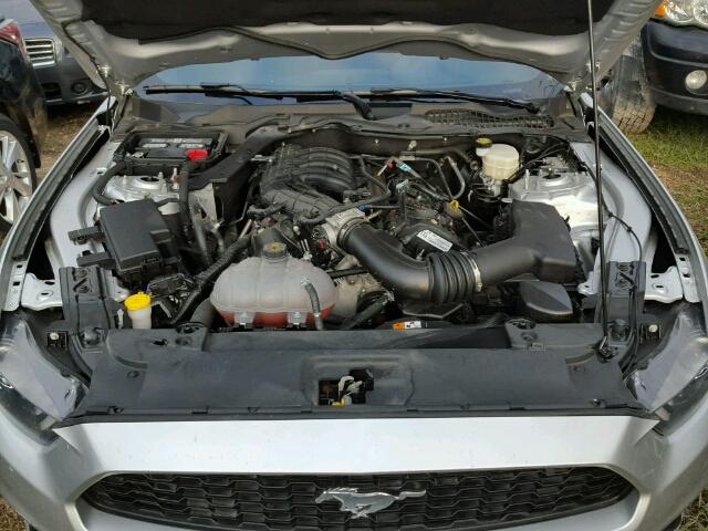 1FA6P8AM7G5225489 - 2016 FORD MUSTANG SILVER photo 7