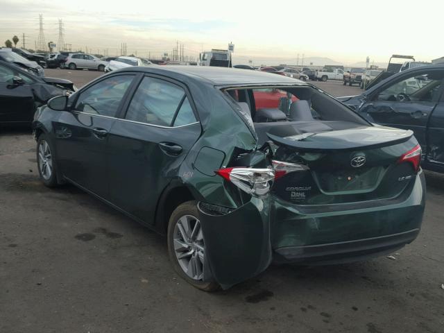 2T1BPRHE2GC647623 - 2016 TOYOTA COROLLA EC GREEN photo 3