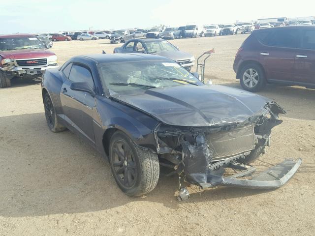 2G1FA1E35E9222569 - 2014 CHEVROLET CAMARO LS BLUE photo 1