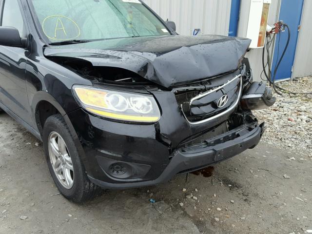 5XYZG3AB3BG087538 - 2011 HYUNDAI SANTA FE G BLACK photo 9