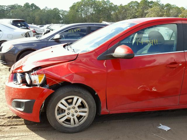 1G1JC5SH2C4109979 - 2012 CHEVROLET SONIC LT RED photo 9