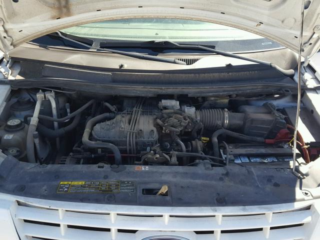 2FTZA54647BA12421 - 2007 FORD FREESTAR WHITE photo 7