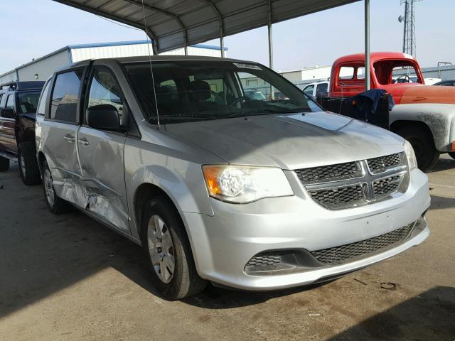 2D4RN4DG9BR765405 - 2011 DODGE GRAND CARA SILVER photo 1