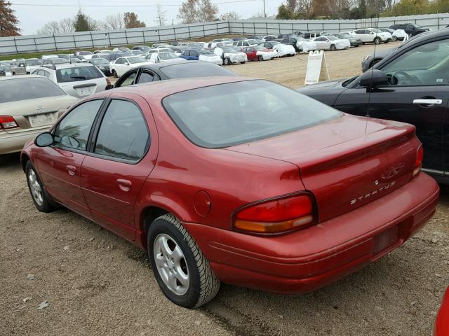 1B3EJ56H0YN201085 - 2000 DODGE STRATUS ES MAROON photo 3