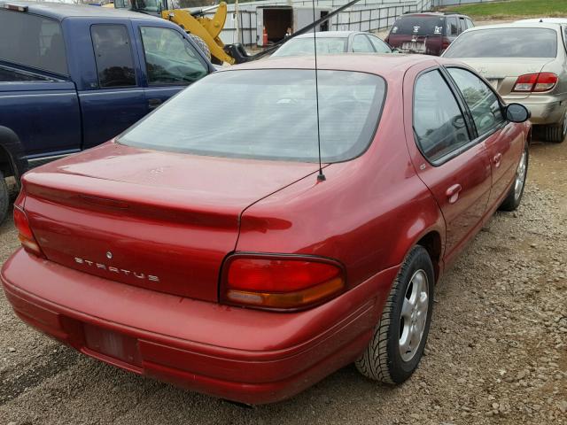 1B3EJ56H0YN201085 - 2000 DODGE STRATUS ES MAROON photo 4