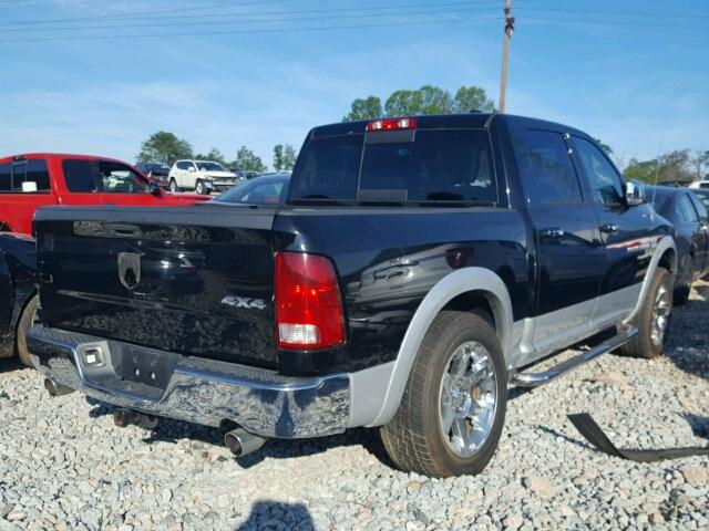 1C6RD7NTXCS293445 - 2012 DODGE RAM 1500 L BLACK photo 4