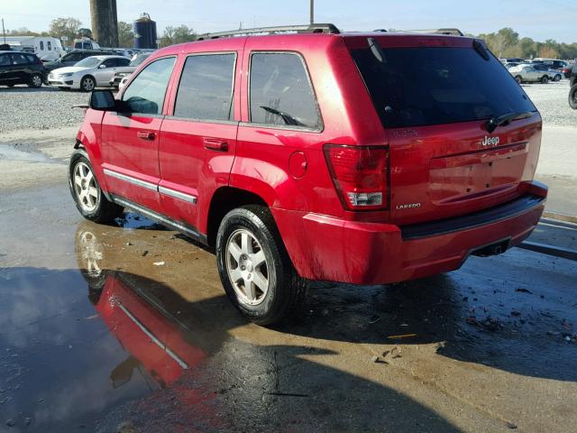 1J4PS4GKXAC152806 - 2010 JEEP GRAND CHER RED photo 3