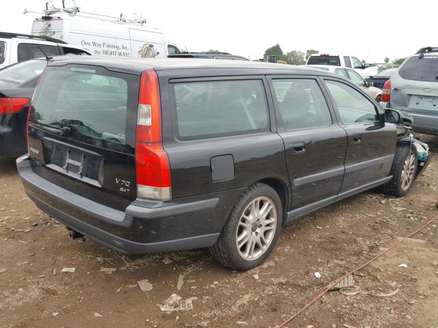 YV1SW58D111119046 - 2001 VOLVO V70 2.4T BLACK photo 4