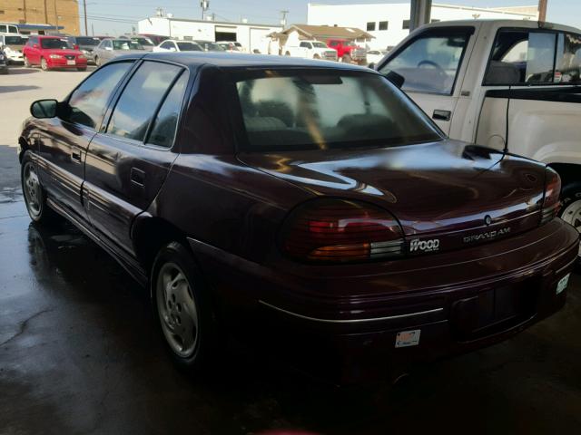 1G2NE52M4TC818777 - 1996 PONTIAC GRAND AM S BURGUNDY photo 3