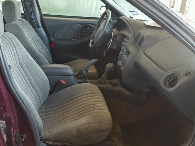 1G2NE52M4TC818777 - 1996 PONTIAC GRAND AM S 勃艮第红 照片 5