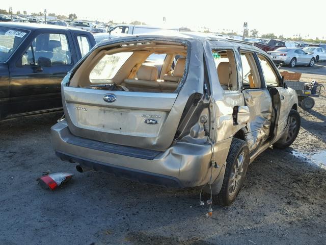 JF1SG676X8H710995 - 2008 SUBARU FORESTER 2 TAN photo 4