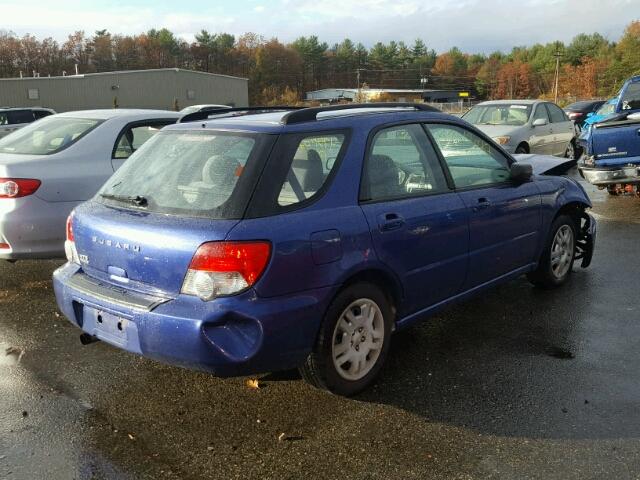 JF1GG65574H807680 - 2004 SUBARU IMPREZA TS BLUE photo 4