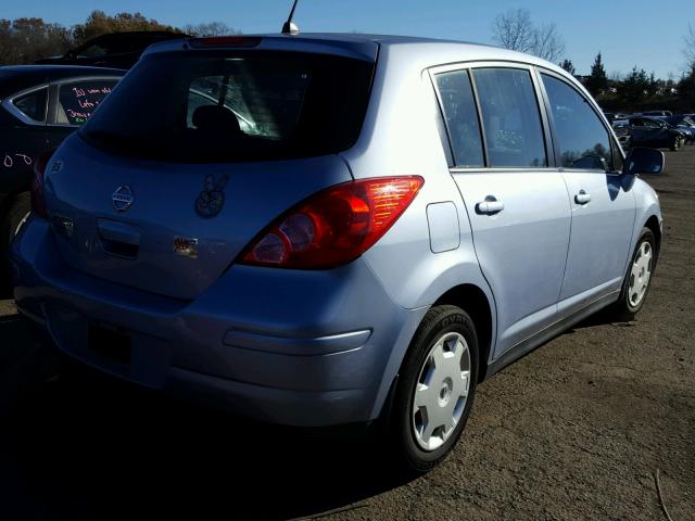 3N1BC13E19L393684 - 2009 NISSAN VERSA S BLUE photo 4