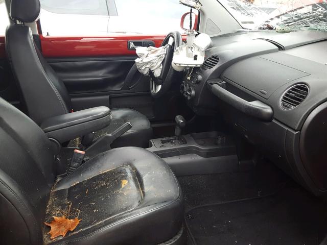 3VWRW31C66M414113 - 2006 VOLKSWAGEN NEW BEETLE 红色 照片 5