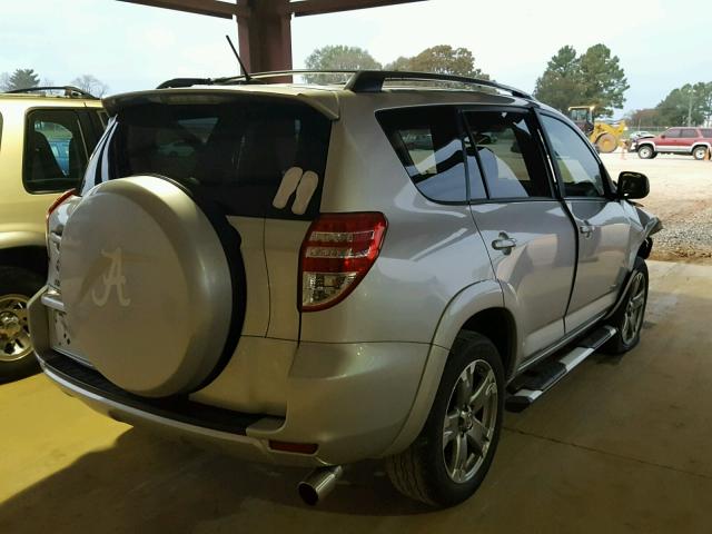 2T3WF4DV9CW149495 - 2012 TOYOTA RAV4 SPORT SILVER photo 4