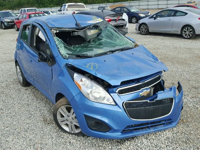 KL8CD6S93FC734552 - 2015 CHEVROLET SPARK 1LT BLUE photo 1