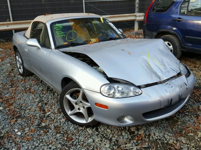 JM1NB353330306750 - 2003 MAZDA MX-5 MIATA SILVER photo 1