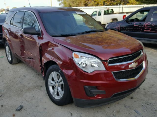 2CNALBEW9A6314741 - 2010 CHEVROLET EQUINOX LS RED photo 1