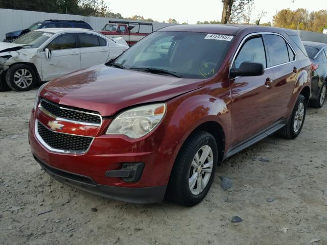 2CNALBEW9A6314741 - 2010 CHEVROLET EQUINOX LS RED photo 2