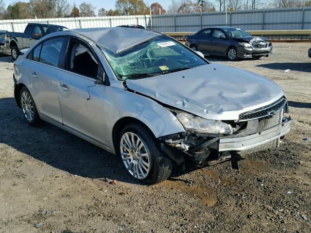 1G1PK5S9XB7304120 - 2011 CHEVROLET CRUZE ECO SILVER photo 1