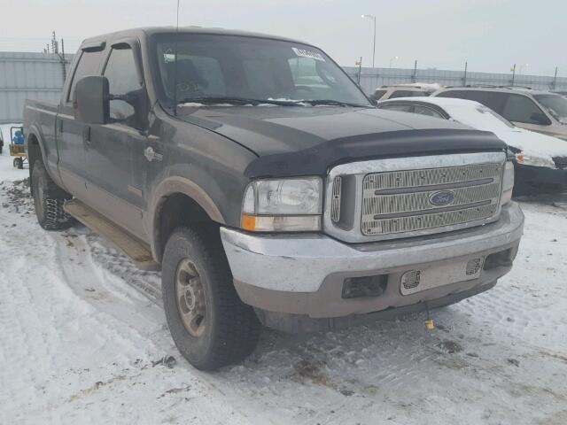 1FTSW31P53EC64004 - 2003 FORD F350 SRW S GREEN photo 1