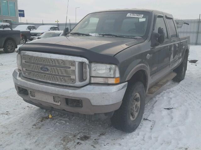 1FTSW31P53EC64004 - 2003 FORD F350 SRW S GREEN photo 2