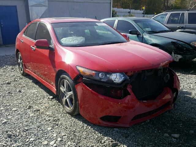 JH4CU2F80EC000577 - 2014 ACURA TSX SE RED photo 1