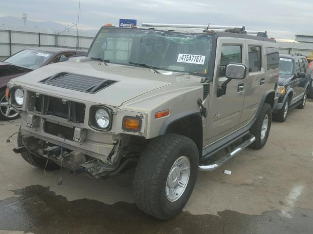 5GRGN23UX4H119609 - 2004 HUMMER H2 GRAY photo 2