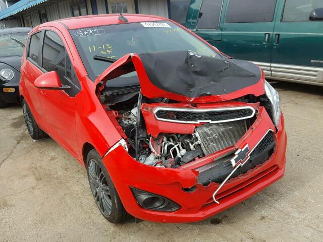 KL8CD6S91DC565743 - 2013 CHEVROLET SPARK 1LT RED photo 1