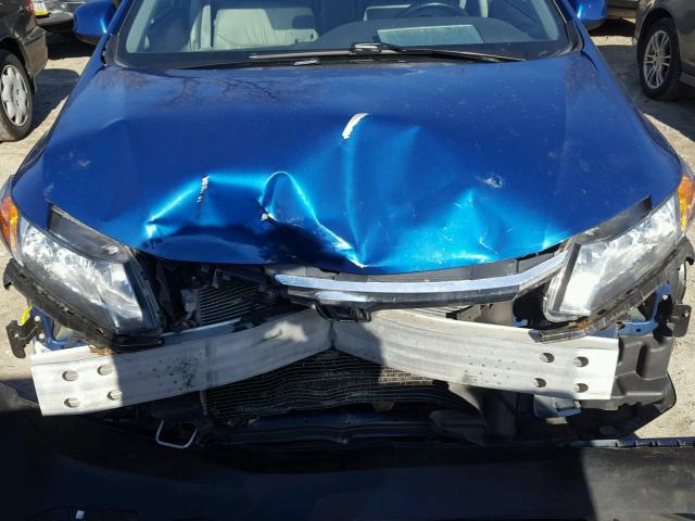 2HGFB2F90CH544103 - 2012 HONDA CIVIC EXL BLUE photo 7