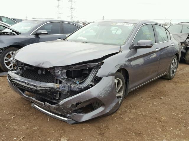 1HGCR3F0XGA012366 - 2016 HONDA ACCORD EXL GRAY photo 2