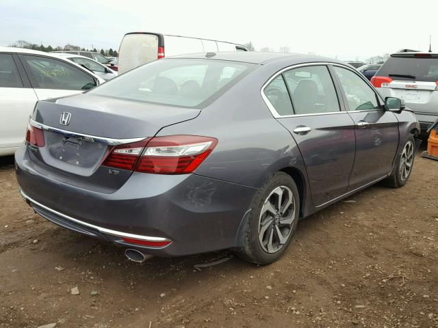 1HGCR3F0XGA012366 - 2016 HONDA ACCORD EXL GRAY photo 4