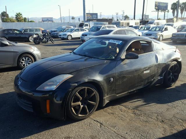 JN1AZ34D66M309100 - 2006 NISSAN 350Z COUPE BLACK photo 2