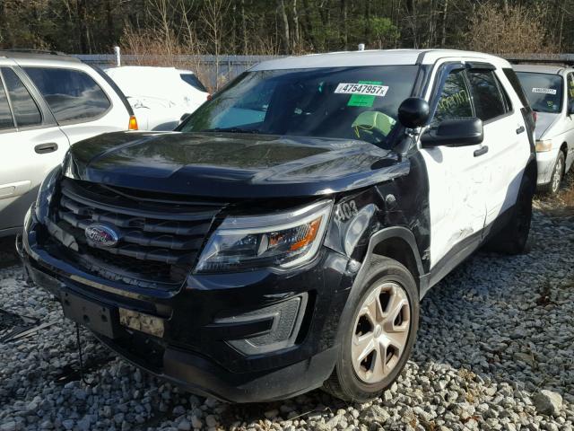 1FM5K8AR7HGA78947 - 2017 FORD EXPLORER P BLACK photo 2