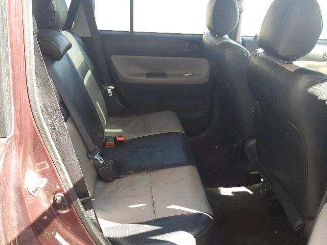 JTLKT334650175980 - 2005 TOYOTA SCION XB Tünd qırmızı foto 6