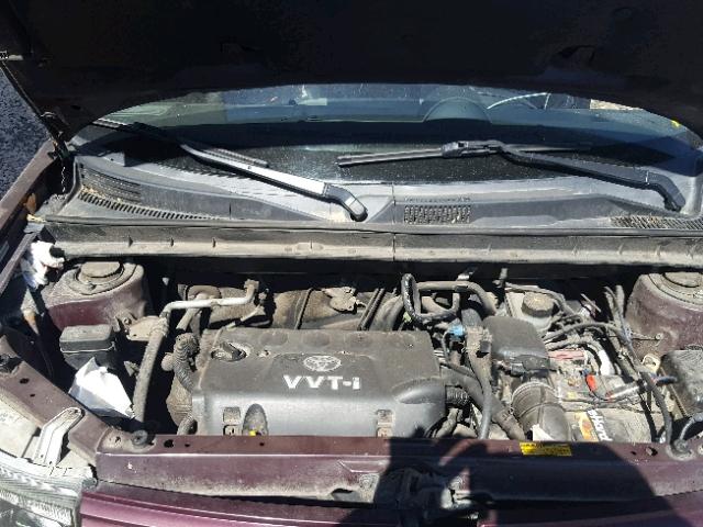 JTLKT334650175980 - 2005 TOYOTA SCION XB Tünd qırmızı foto 7