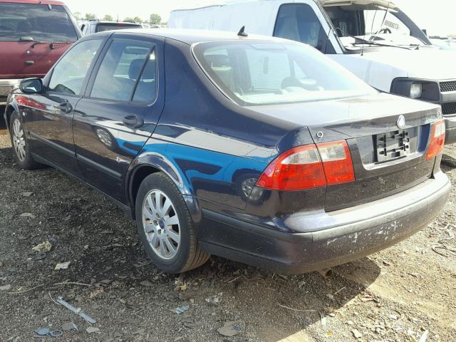 YS3EB49E233012023 - 2003 SAAB 9-5 LINEAR BLUE photo 3