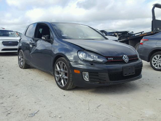 WVWFV7AJXDW067557 - 2013 VOLKSWAGEN GTI GRAY photo 1