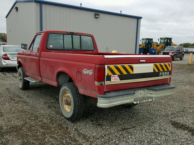 2FTHF26G1TCA40229 - 1996 FORD F250 RED photo 3