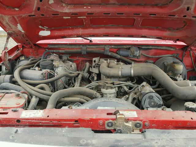 2FTHF26G1TCA40229 - 1996 FORD F250 RED photo 7
