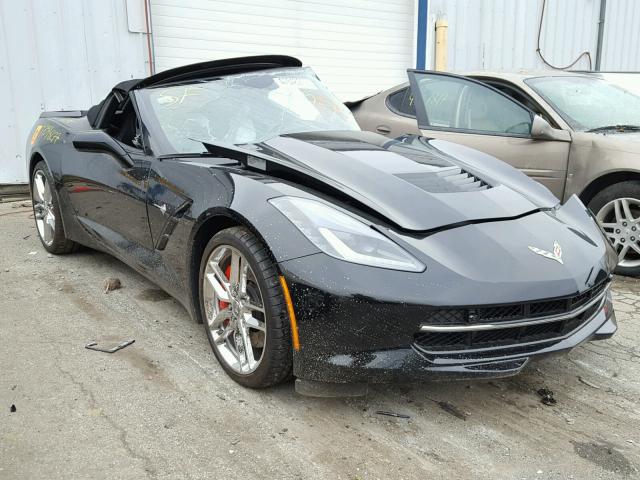 1G1YM3D76G5114266 - 2016 CHEVROLET CORVETTE S BLACK photo 1