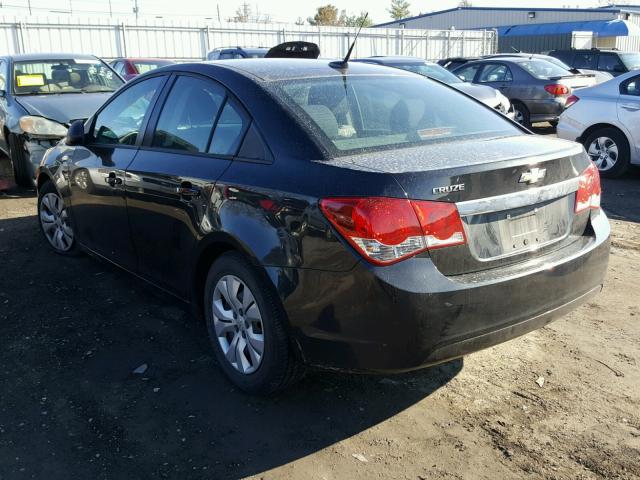 1G1PA5SG8E7263606 - 2014 CHEVROLET CRUZE LS BLACK photo 3